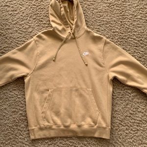 tan nike hoodie